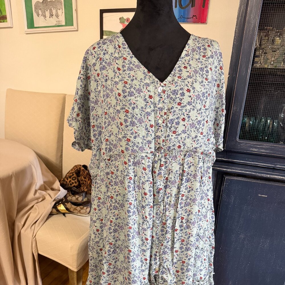 Floral Comfy Sleep Lounge Dress